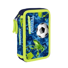 Federmäppchen 2 S. leerer Fußball 2
